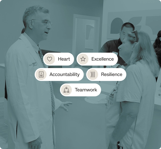 Greenbrook Medical physician and care team connecting with a senior patient